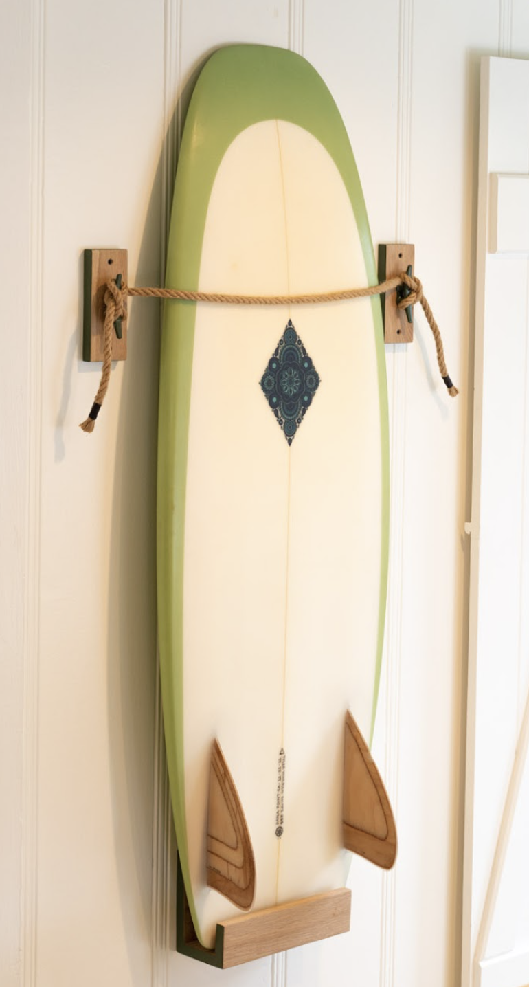 Crawford Craft x Raili CA Oak Surfboard Rack – Raili CA Design